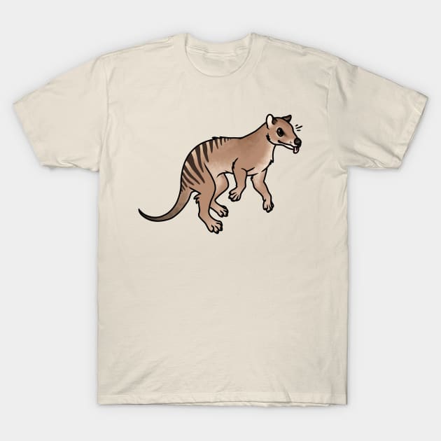 Cute Thylacine T-Shirt by saradrawspaleo